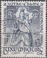 Luxembourg 1966 Michel 731 O Cote (2008) 0.20 Euro 300 Ans Notre-Dame De Luxembourg Cachet Rond - Used Stamps