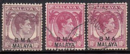 10c Shade / Colour BMA Malaya British Military Administration, 1945 Used King George VI - Malaya (British Military Administration)