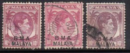10c Shade / Colour BMA Malaya British Military Administration, 1945 Used King George VI - Malaya (British Military Administration)