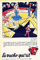 A1008 - BUVARD N° 3 - LA VACHE QUI RIT - FROMAGERIES BEL - Série : "Le Cirque" - Lattiero-caseario