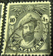 Zanzibar 1936 Sultan Chalifa Bin Harub 10c - Used - Zanzibar (...-1963)