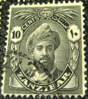 Zanzibar 1936 Sultan Chalifa Bin Harub 10c - Used - Zanzibar (...-1963)