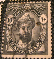 Zanzibar 1936 Sultan Chalifa Bin Harub 10c - Used - Zanzibar (...-1963)