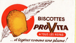 A1008 - BUVARD BISCOTTES PROVITA - Biscottes