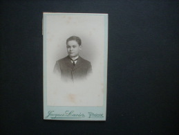Photo CDV Jacques Lavier à Paris  - Portrait Jeune Garçon En Costume   L161 - Alte (vor 1900)