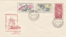 Czechoslovakia / First Day Cover (1959/12) Banska Bystrica (b): Slovak Soviet Republic (1919) - WO1