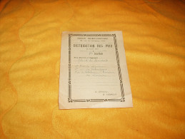 PETIT DOCUMENT DISTRIBUTION DES PRIX DU 23 JUILLET 1933. / ECOLE SAINT-NICOLAS PARIS. / LE DIRECTEUR H. LASSELIN. - Diplome Und Schulzeugnisse