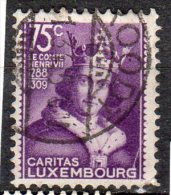 N° 245 -  Oblitéré  - Portrait  Henri VII    -  LUXEMBOURG - Usados