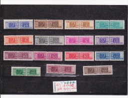 ITALIE TIMBRES POUR COLIS POSTAUX TIMBRES ENTIERS NEUFS** FILIGRANNE A (roue Ailee) - Postal Parcels