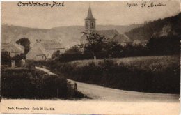 LIIEGE  4 CP Comblain Au Pont Eglise Nels Serie 26N°131 Souvenir   Vallée De L'Amblève Train Gare - Comblain-au-Pont