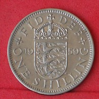 GREAT BRITAIN  1  SHILLINGS  1959   KM# 904  -    (Nº07962) - I. 1 Shilling