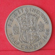 GREAT BRITAIN  1/2  CROWN  1948   KM# 866  -    (Nº07963) - K. 1/2 Crown