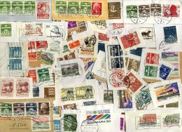 - DANEMARK . LOT DE TIMBRES SUR FRAGMENTS . - Collezioni