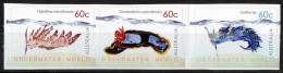 Australia 2012 Underwater World 60c Self-adhesives Strip Of 3 MNH - Nuevos