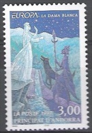 Andorre Français 1997 Michel 508 Neuf ** Cote (2008) 2.00 Euro Europa CEPT La Dame Blanche - Neufs