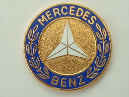 Pin´s MERCEDES - GROS LOGO EMAIL DIAMETRE 37 Mm - Mercedes