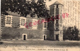 37 - CHATEAU DE PLESSIS LES TOURS - FACADE OUEST  ANCIENNE RESIDENCE DE LOUIS XI - La Riche