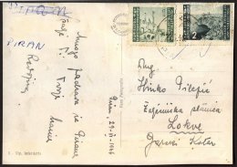 SLOVENIJA - TRIESTE - ZONA  B  - PIRAN - 1946 - Marcophilia