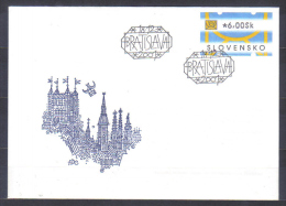 Slovakia FDC Automat Stamp Mi 1  , Value 6 Sk 2001 - FDC