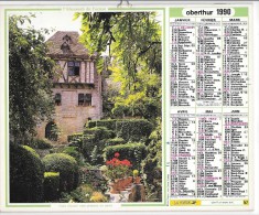 CALENDRIER - ALMANACH DES POSTES ET DES TELEGRAPHES - ANNEE 1990- REGION PARISIENNE - Grand Format : 1981-90