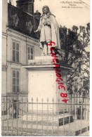 02 - CHATEAU THIERRY - STATUE JEAN DE LA FONTAINE- RARE BEAU CACHET GUERRE 1914-1918-CONVOIS AUTOMOBILES 11E SECTION - Chateau Thierry