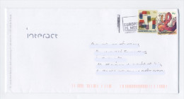 LETTRE 2014-LUXEMBOURE--E418 - Storia Postale