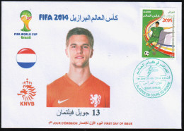 ARGHELIA - 2014 - BRAZIL FIFA World Cup Football - Netherlands Joel VELTMAN Futbol Fußball Soccer Calcio - 2014 – Brasilien