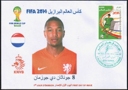 ARGHELIA - 2014 - BRAZIL FIFA World Cup Football - Netherlands Jonathan DE GUZMAN Futbol Fußball Soccer Calcio - 2014 – Brésil