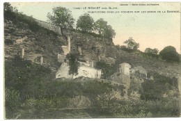 LE RIGALET, Pres Blaye, Habitations Dans Les Rochers Sur Les Bords De La Gironde - Blaye