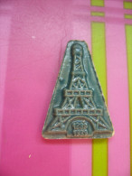 Fève Serie Moyet Perrin Centenaire De La Tour Eiffel 1889/1989 Vert Fonce - Olds