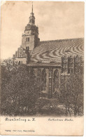 RARE CPA Gruss Aus Brandenburg Katharinen Kirche Avant 1904 Neuve Précurseur - Brandenburg