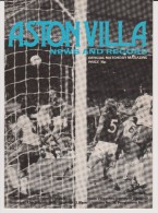 Official Football Programme ASTON VILLA - NEC NIJMEGEN Friendly Match 1978 - Habillement, Souvenirs & Autres