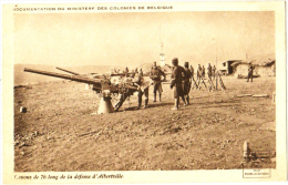 Documentation Du Ministère Des Colonies De Belgique - Canons De 76 Long De La Défense D'Albertville - & Military - Sonstige & Ohne Zuordnung