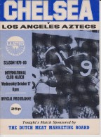 Official Football Programme CHELSEA - LOS ANGELES AZTECS International Friendly Match 1979 - Bekleidung, Souvenirs Und Sonstige