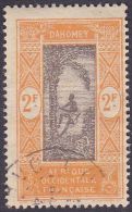 Dahomey Obl. N°  58 - Cocotier Et Indigène 2 F - Used Stamps