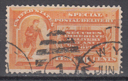 United States    Scott No.   E3   Used     Year 1893 - Special Delivery, Registration & Certified