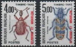 SAINT-PIERRE-ET-MIQUELON SPM  Taxe 90 Et 91 ** Insectes (CV 5 €) 1986 - Impuestos
