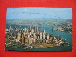 Aerial View Of Lower Manhattan - Ellis Island