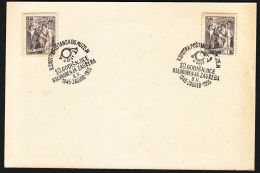 Yugoslavia 1955,Card  W./ Special Postmark "10 Years Of Liberation Of Zagreb" Ref.bbzg - Cartas & Documentos