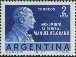 GA0437 Argentina 1961 General Belgrano 1v MNH - Unused Stamps