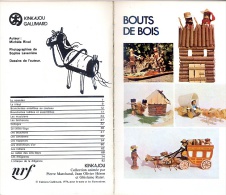 JOUETS En BOUTS DE BOIS CREATION BRICOLAGE GALLIMARD 1976 - Oud Speelgoed