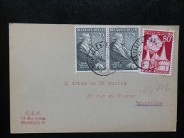 43/642   CP  1955 - Storia Postale