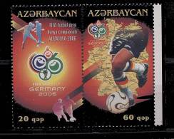 Azerbaidjan ** N° 541/542 - Coupe Du Monde De Foot En Allemagne - Azerbaïdjan