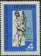 GA0478 Argentina 1964 Folk Song Festival Singers 1v MNH - Ungebraucht