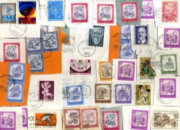 - LOT DE TIMBRES AUTRICHIENS SUR FRAGMENTS . OBLITERES . - Collezioni