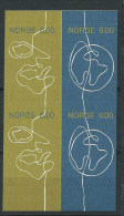 Norvège,  2004 Bloc De 4 Issu De Carnet N°1431/1432  Neufs**, Slogan De La Poste - Neufs