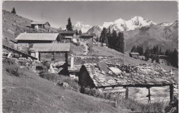 SUISSE,SCHWEIZ,SVIZZERA,S WITZERLAND,HELVETIA,SWISS ,CLAMBIN SUR VERBIER,les Combins,valais,verbier,19 66,toit Ardoise - Autres & Non Classés