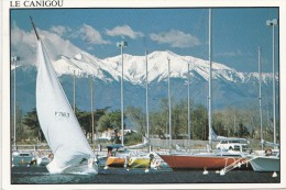 BF20003 Saint Cyprien Le Port Au Fond Le Canigou Ship  France Front/back Image - Saint Cyprien