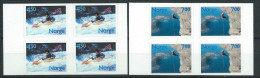 Norvège 2001 N°1332/1333 Neufs** En Blocs De 4 Sports Loisirs - Neufs