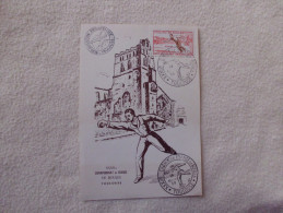 32E CHAMP. DE FRANCE..TOULOUSE... CACHET PHILATELIQUE....14-09-1958 - Bowls